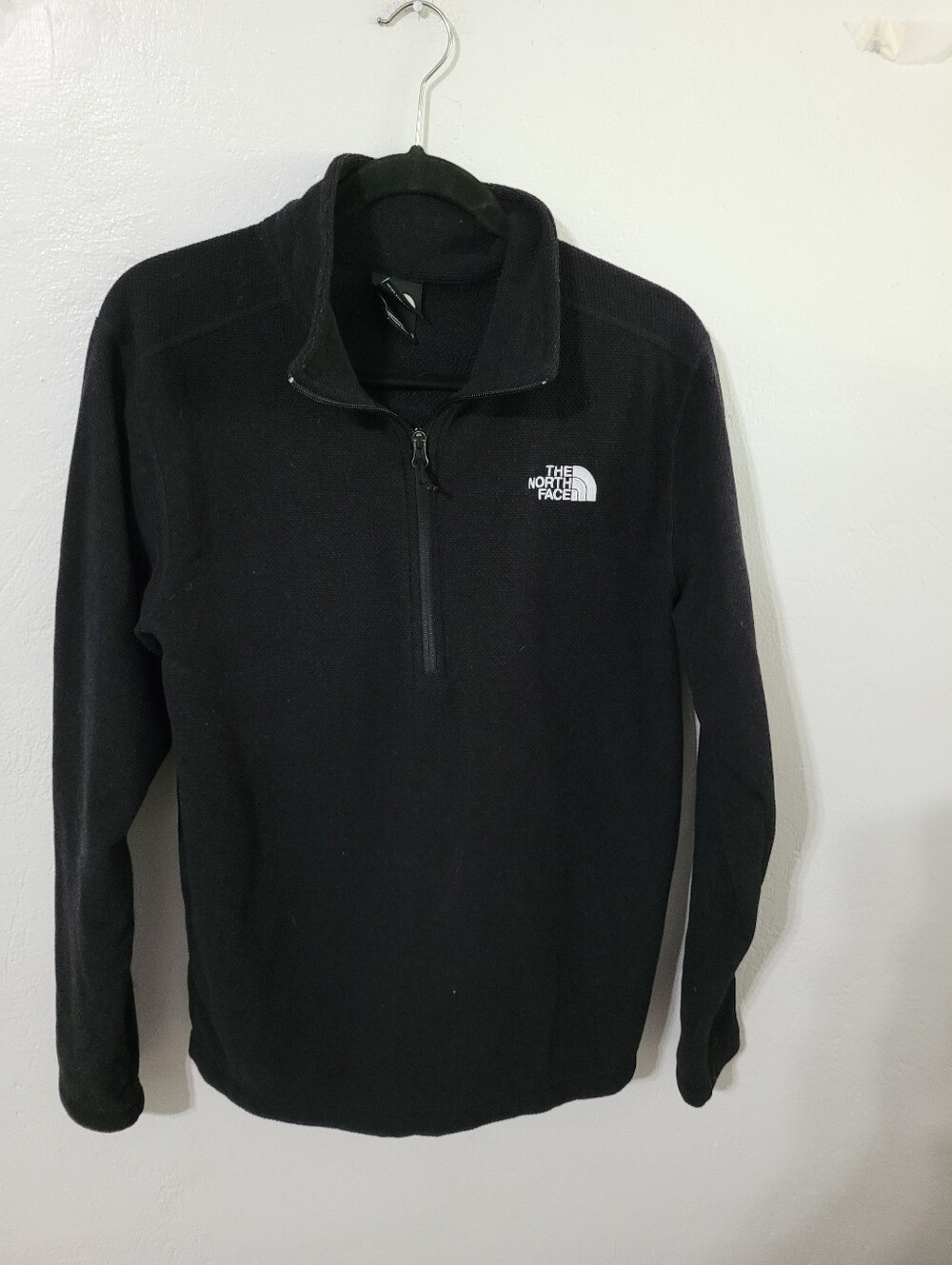 Northface Fleece Quarterzip Black Medium Gorpcore Pullover Streetwear Utility